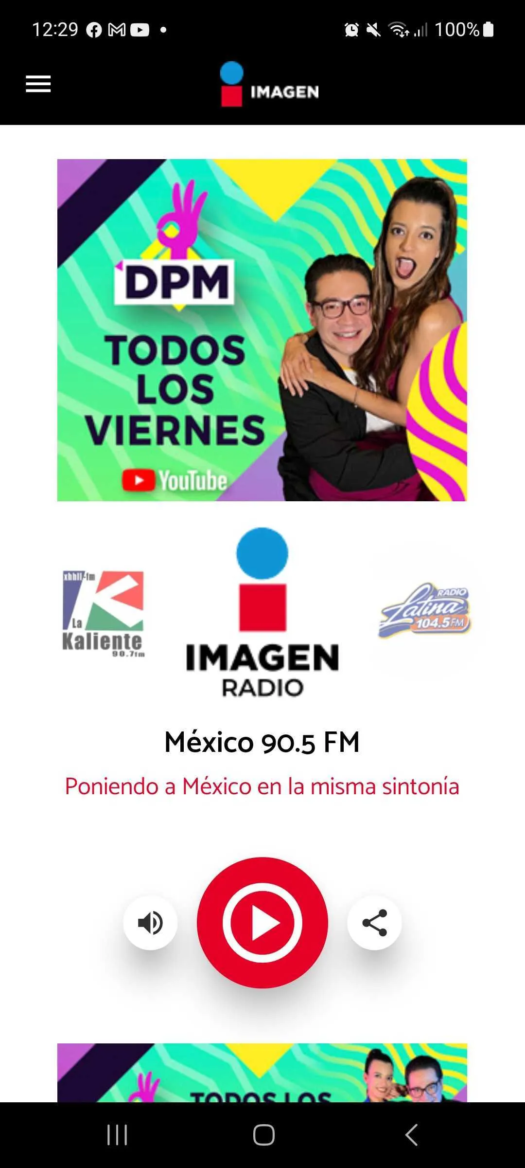 Imagen Radio | Indus Appstore | Screenshot