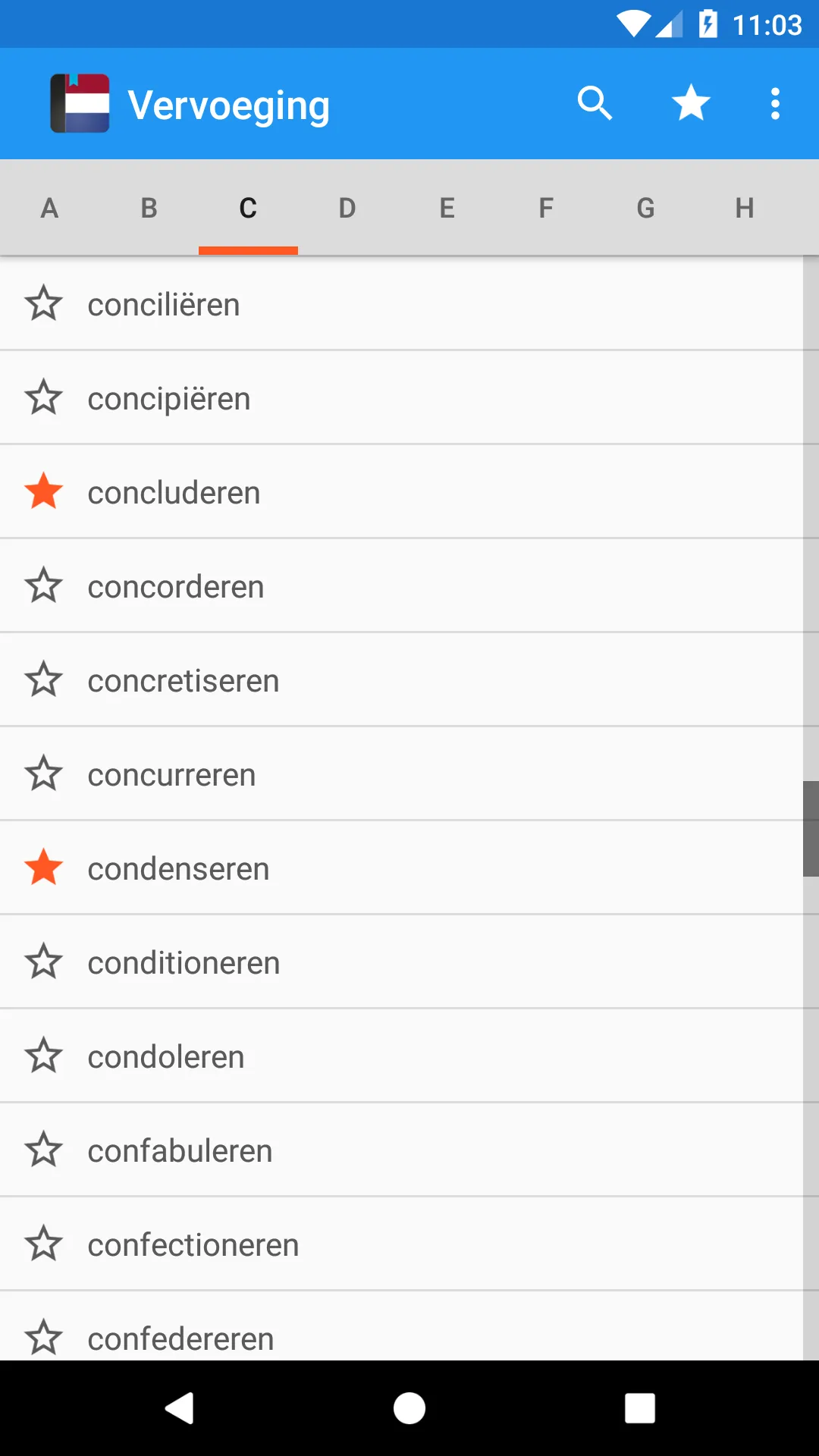 Dutch Conjugation | Indus Appstore | Screenshot