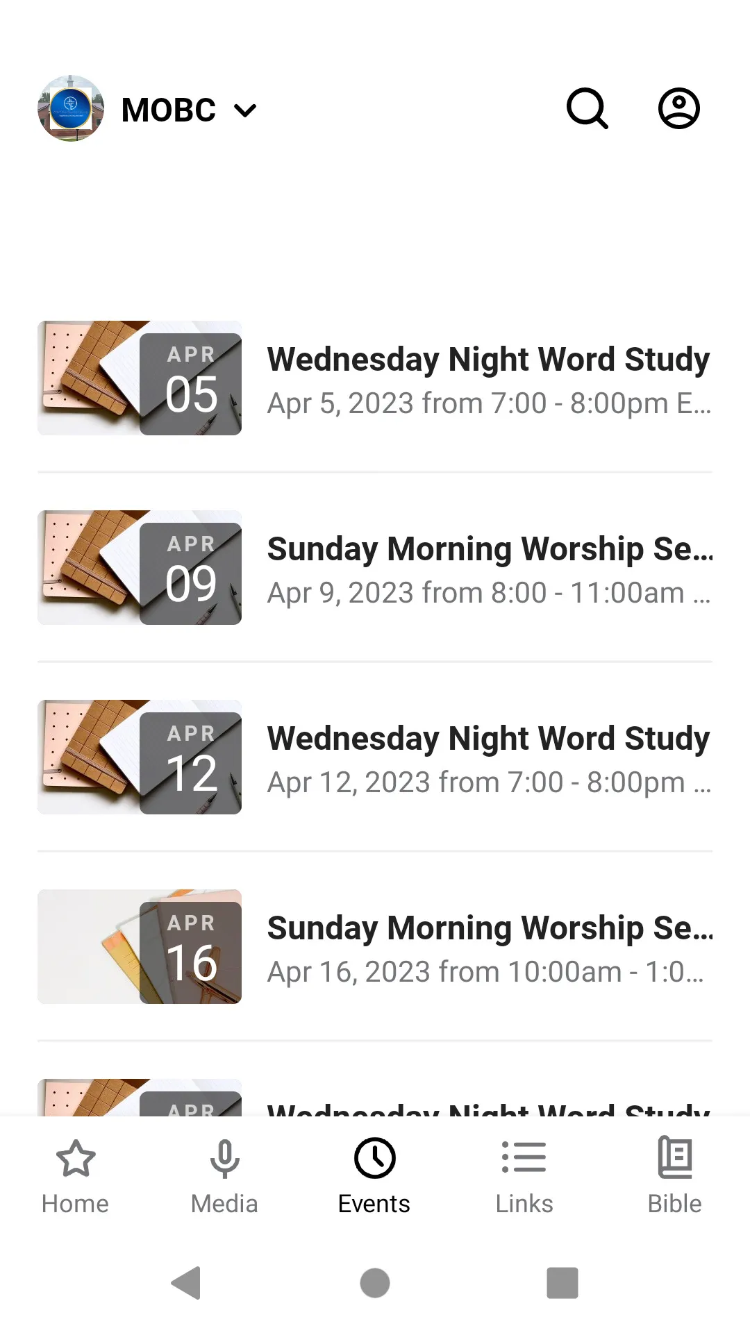 Mount Olive Baptist Church GA | Indus Appstore | Screenshot