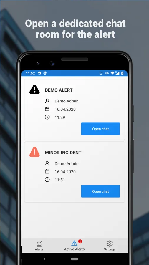 TeamAlert Panic App | Indus Appstore | Screenshot