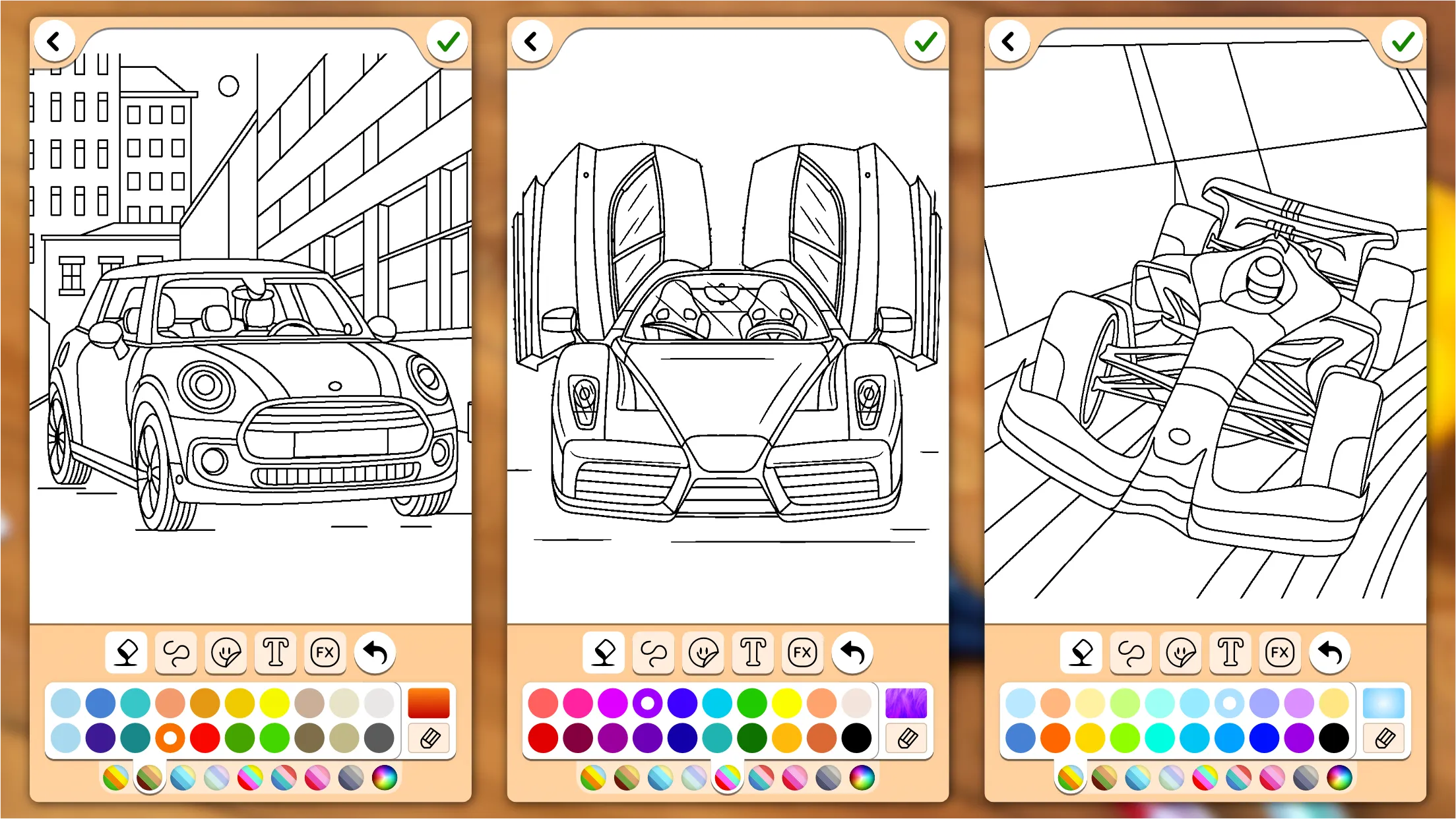 Cars Coloring & Drawing Game | Indus Appstore | Screenshot