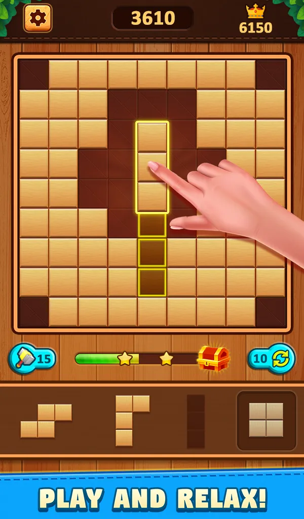 Wood Block Puzzle Classic Game | Indus Appstore | Screenshot