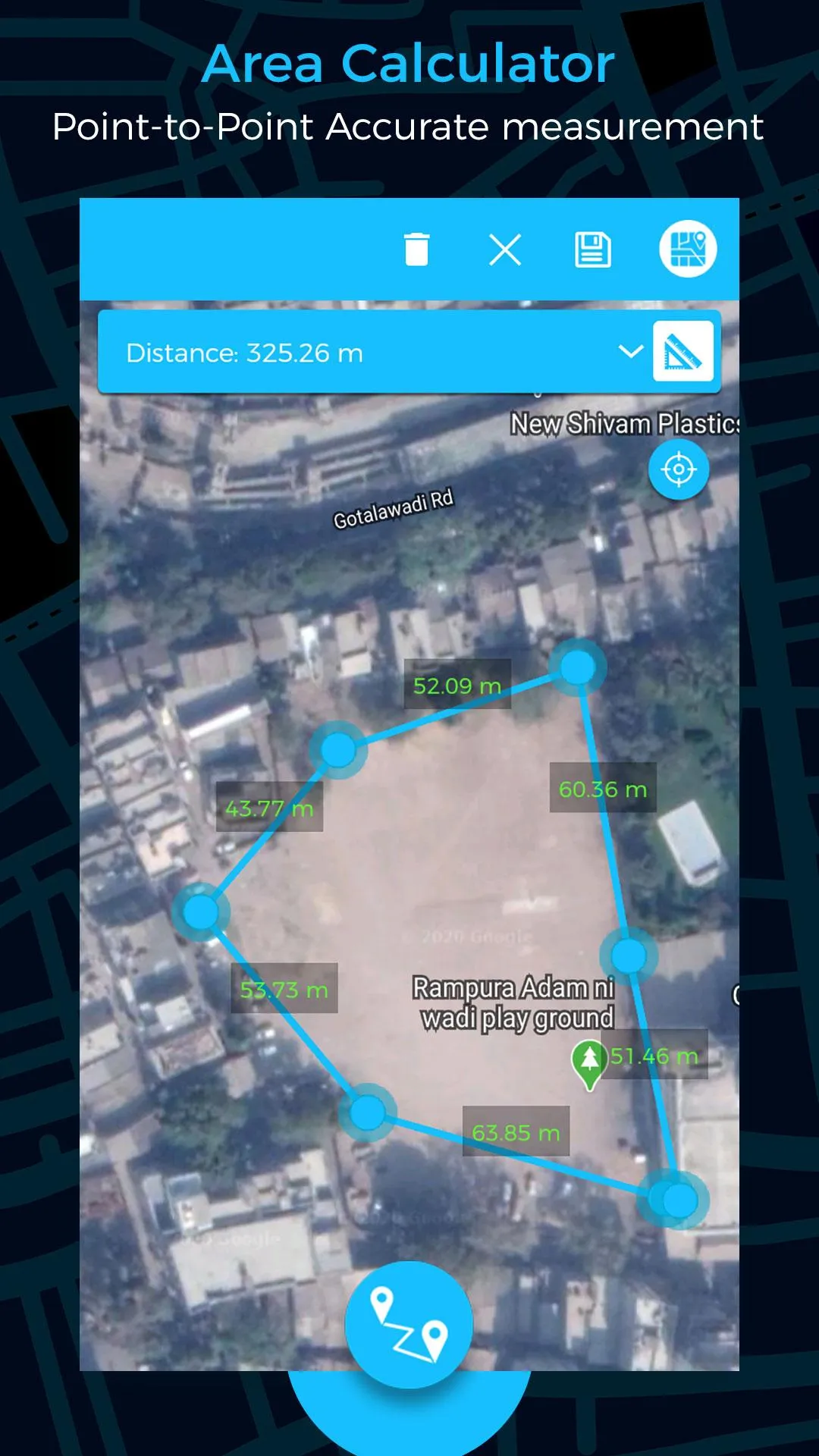 Gps Area Calculator | Indus Appstore | Screenshot