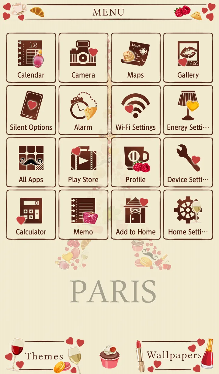 Sweet Paris Theme | Indus Appstore | Screenshot