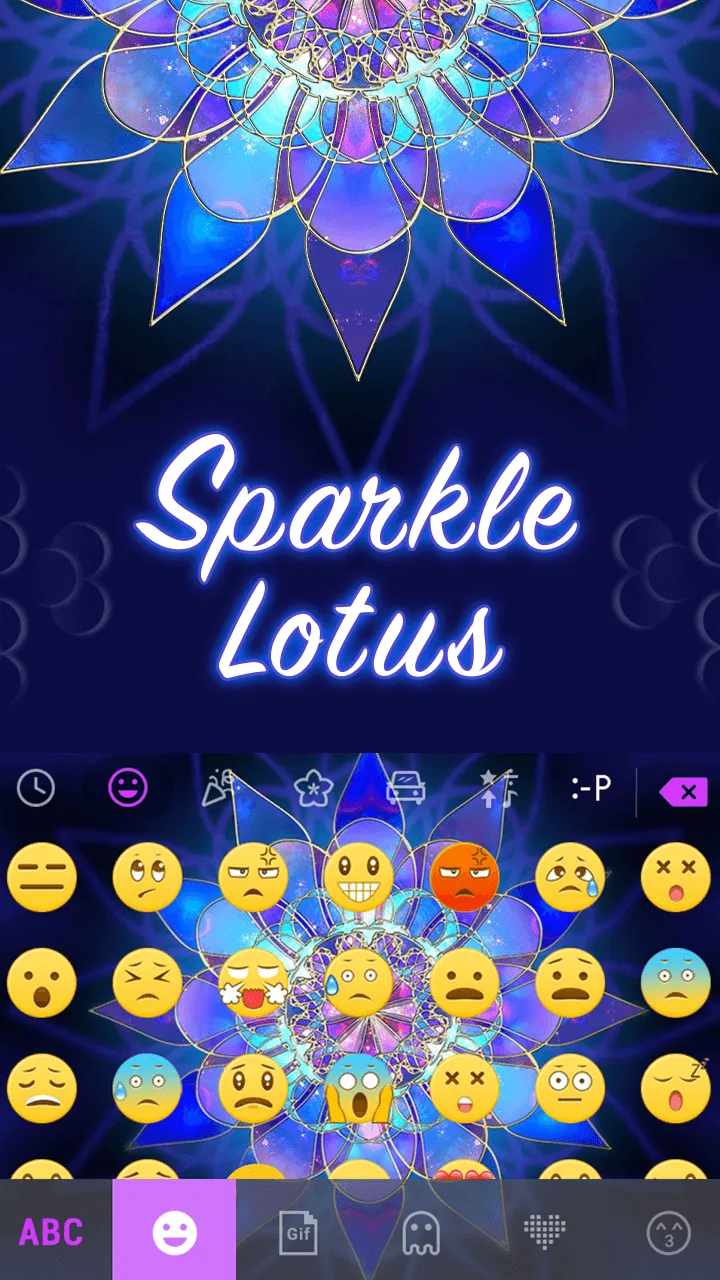 Sparkle Lotus Keyboard | Indus Appstore | Screenshot