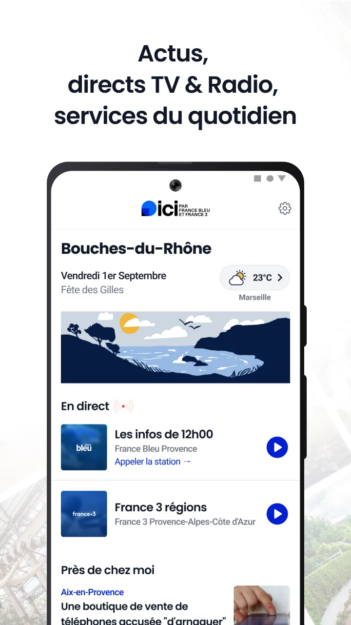 ici par France Bleu & France 3 | Indus Appstore | Screenshot