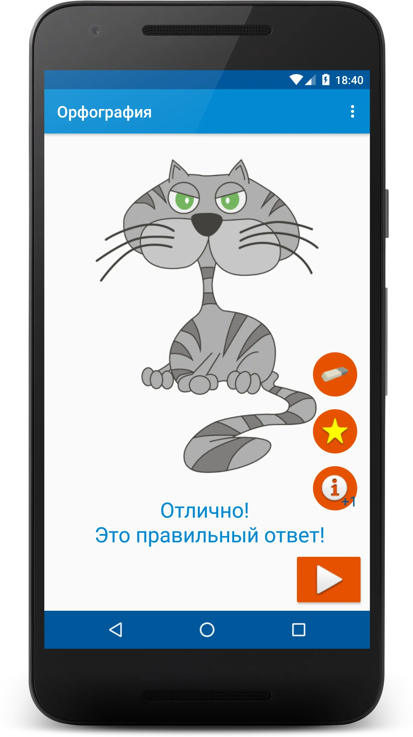 Орфография: русский язык, пров | Indus Appstore | Screenshot