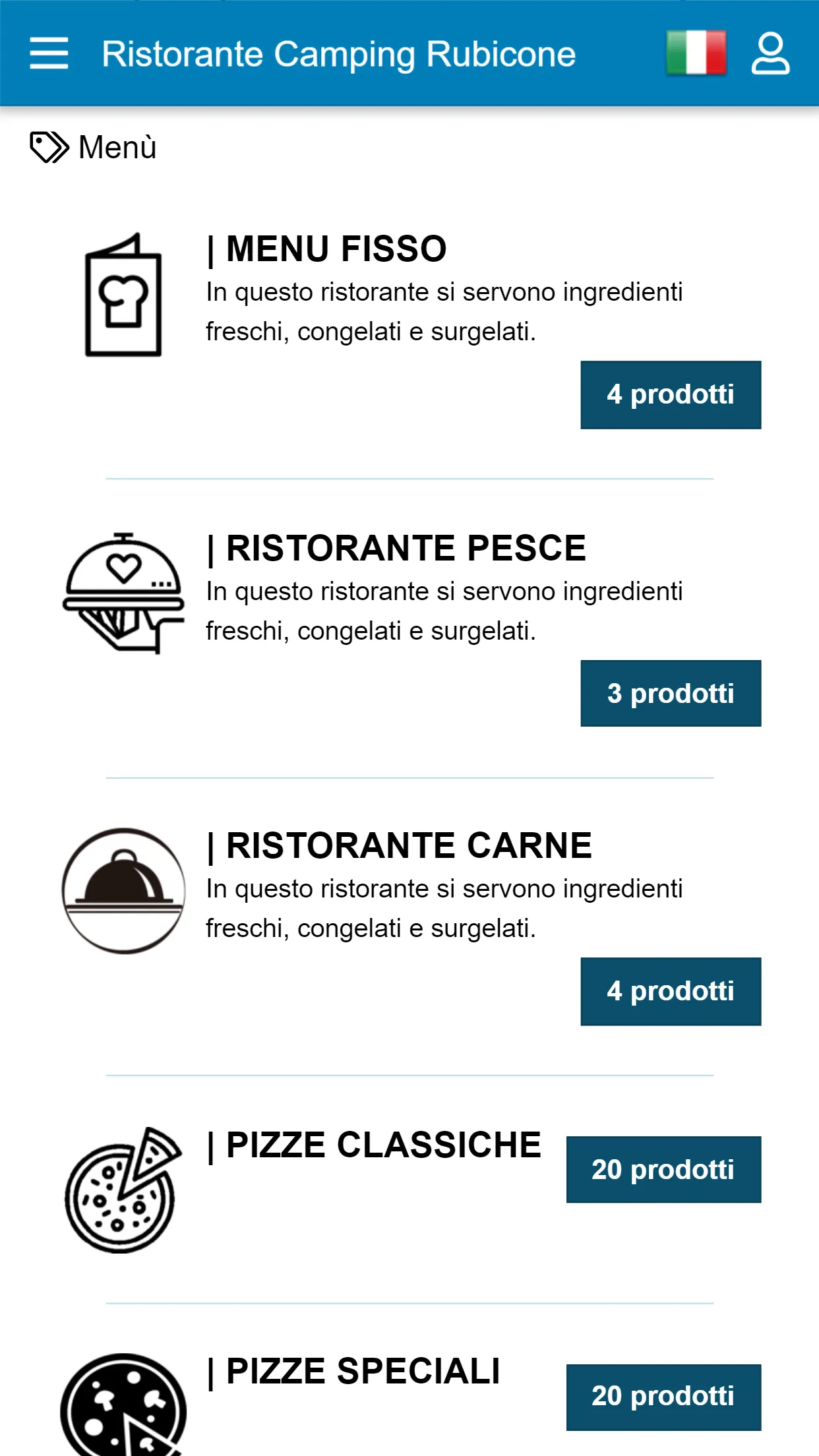 Ristorante Camping Rubicone | Indus Appstore | Screenshot