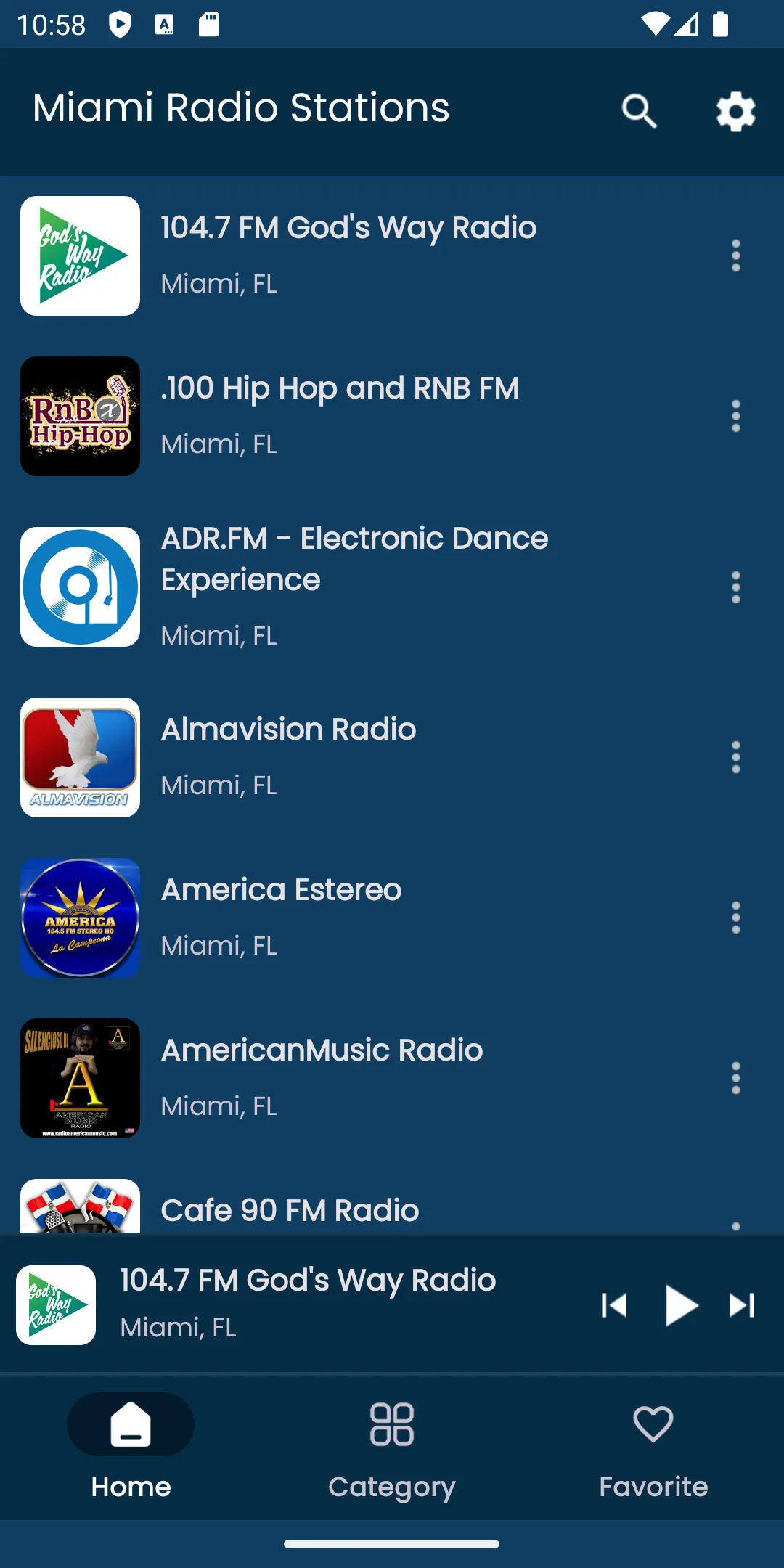 Radios from Miami | Indus Appstore | Screenshot