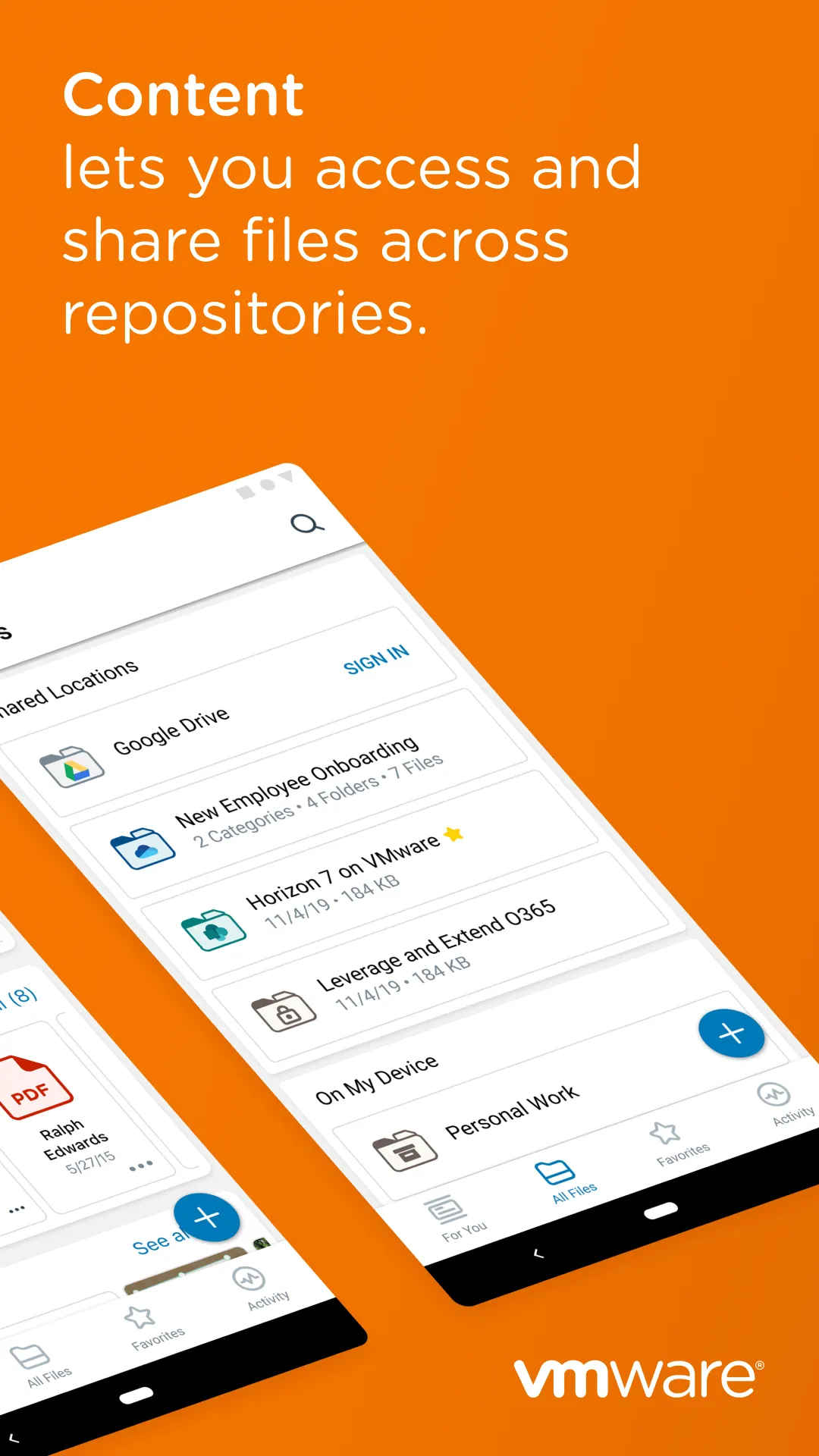 Content - Workspace ONE | Indus Appstore | Screenshot