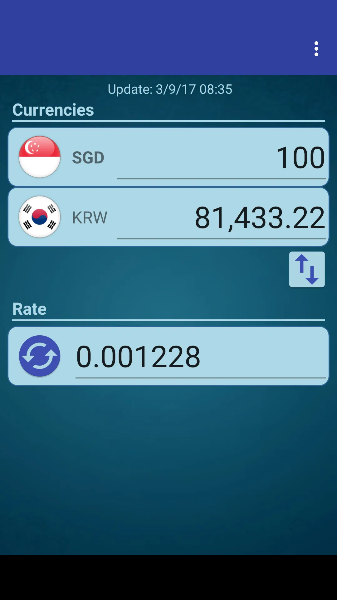 S Korea Won x Singapore Dollar | Indus Appstore | Screenshot