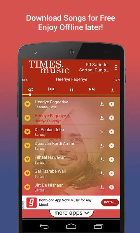 50 Satinder Sartaaj Punjabi So | Indus Appstore | Screenshot