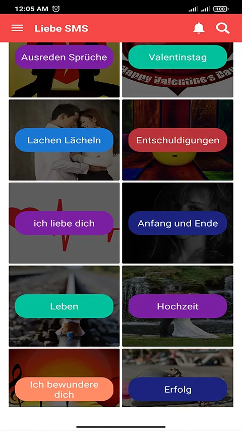 schön ich liebe dich SMS | Indus Appstore | Screenshot