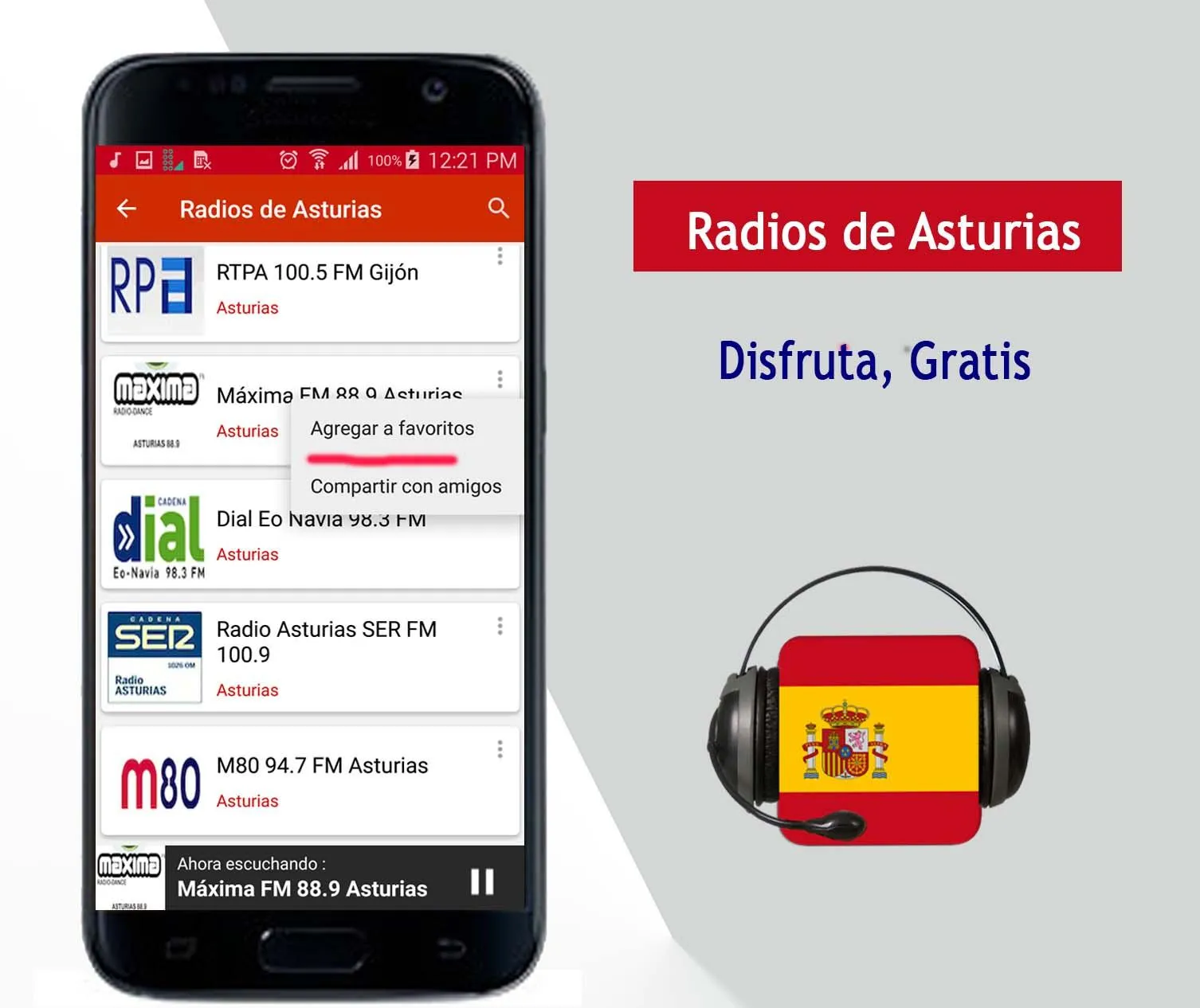 Radios de Asturias | Indus Appstore | Screenshot