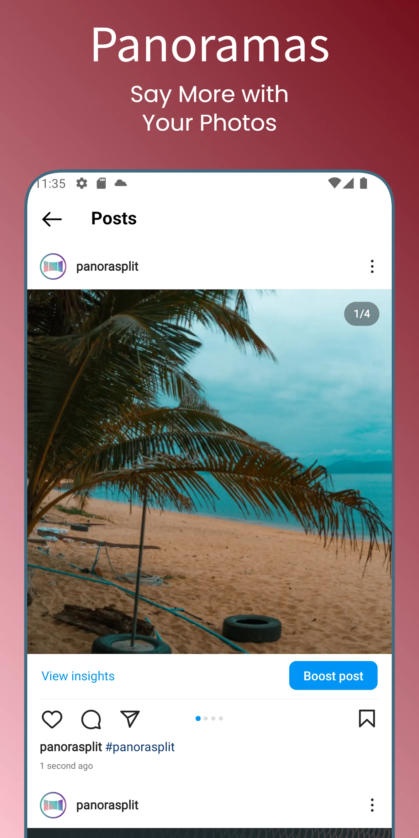 PanoraSplit - Panorama Maker | Indus Appstore | Screenshot