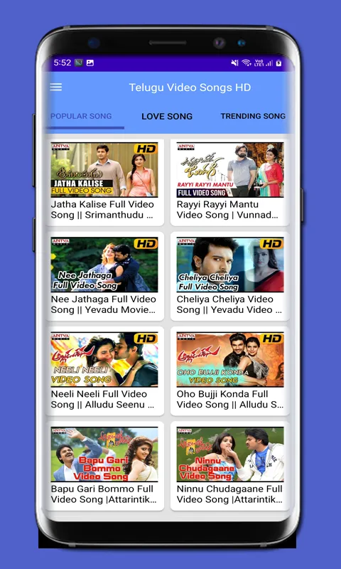 Telugu Video : Telugu Songs HD | Indus Appstore | Screenshot