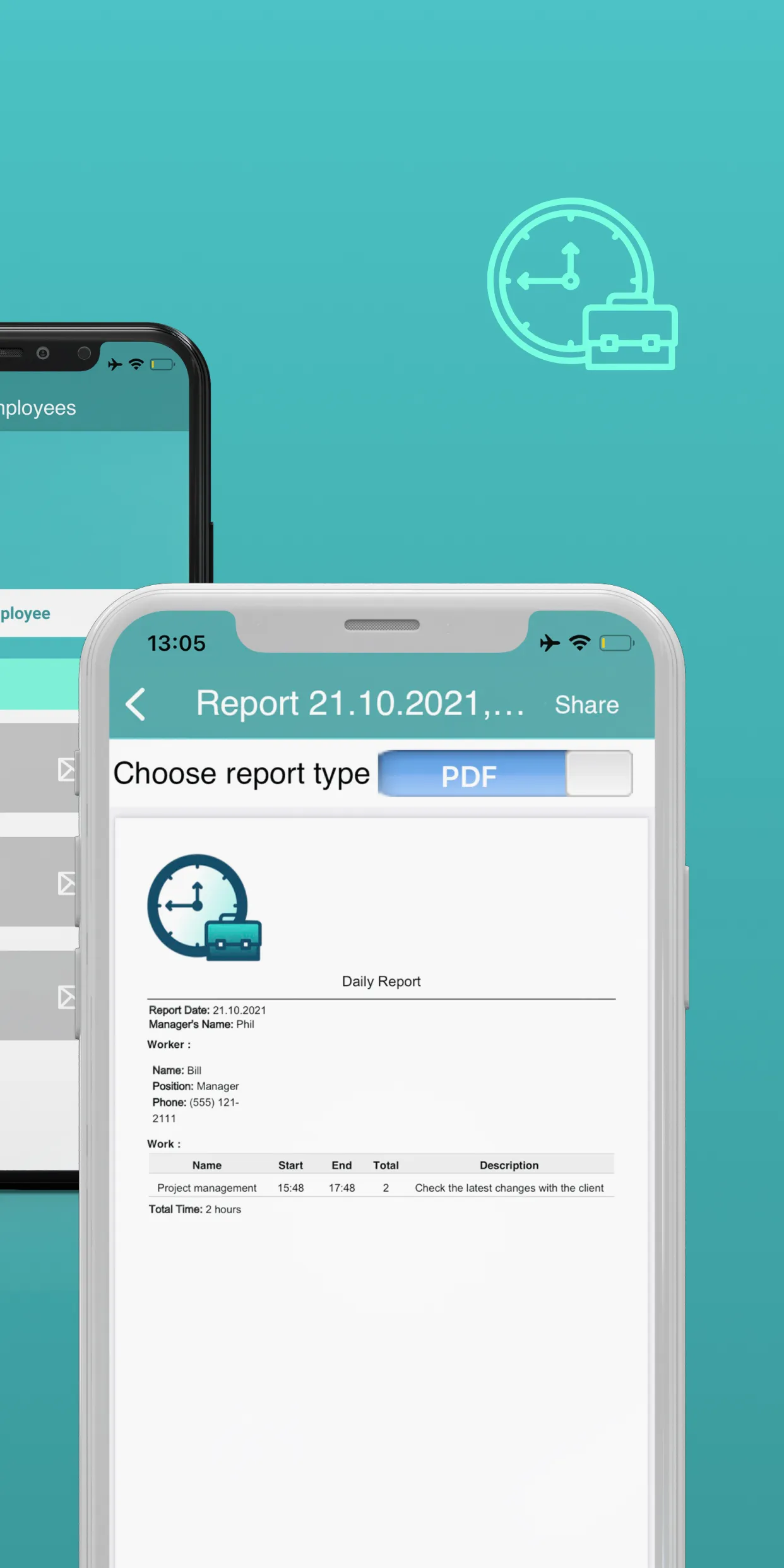 Daily Activity&Time Reporting | Indus Appstore | Screenshot