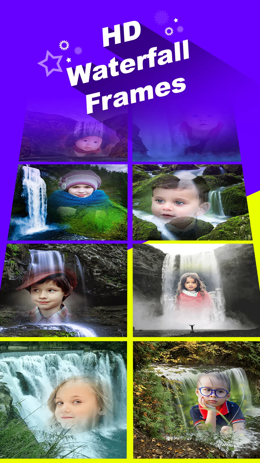 Waterfall Photo Frame | Indus Appstore | Screenshot