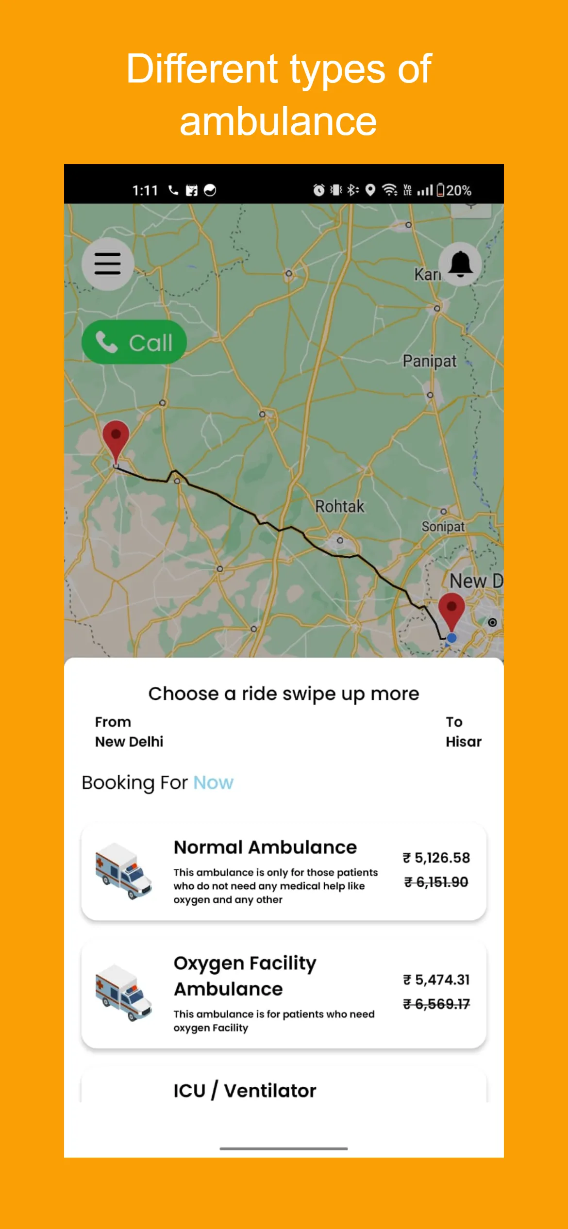 Book Ambulance Service- GoAid | Indus Appstore | Screenshot