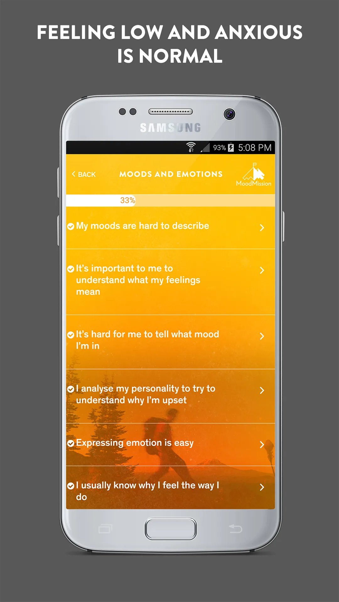 MoodMission - Cope with Stress | Indus Appstore | Screenshot