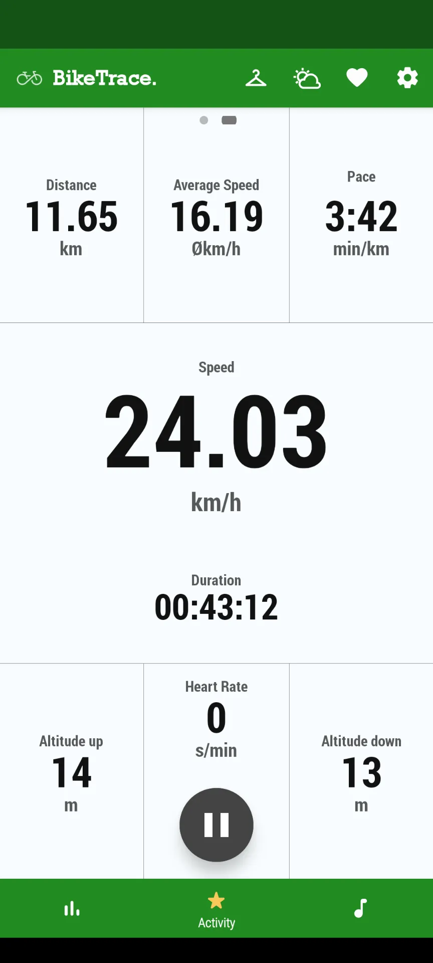 BikeTrace - Cycling Computer | Indus Appstore | Screenshot