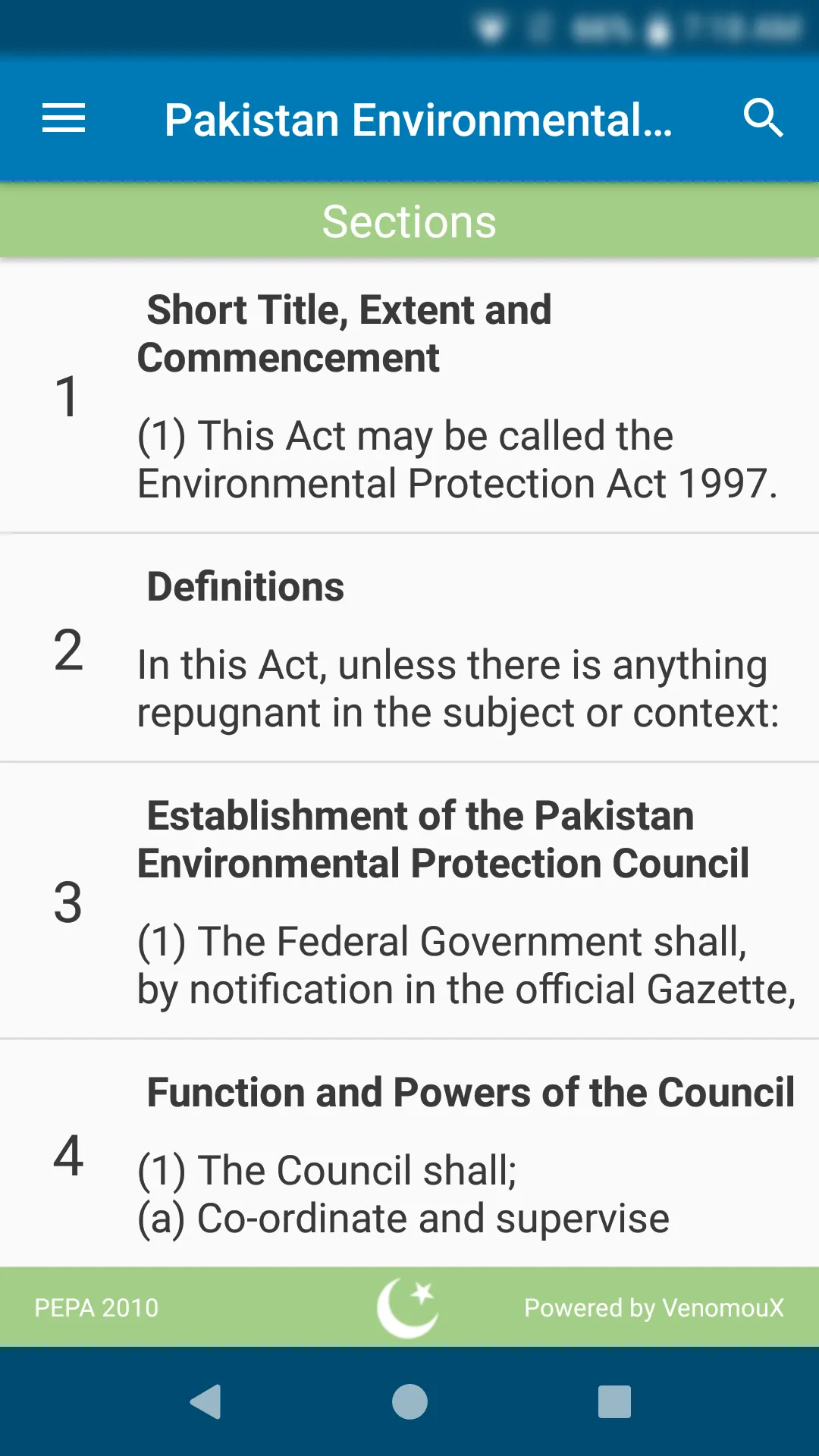 Environmental Protection Act | Indus Appstore | Screenshot