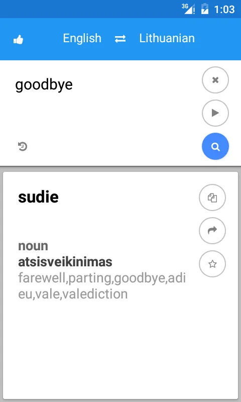 Lithuanian English Translate | Indus Appstore | Screenshot