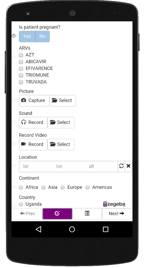 Zegeba Forms | Indus Appstore | Screenshot