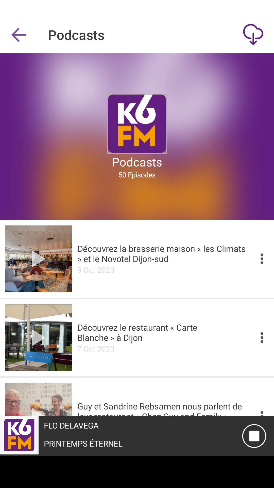 K6FM - Musique et info de la C | Indus Appstore | Screenshot