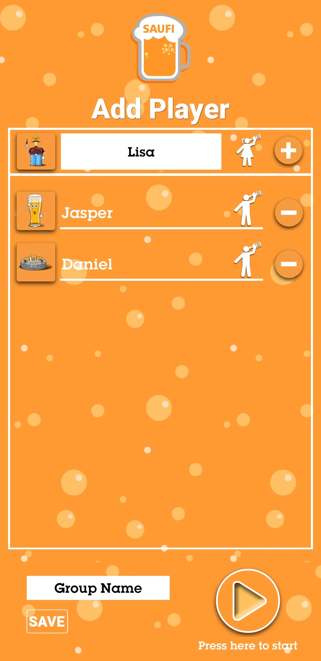 Saufi the Boozegame | Indus Appstore | Screenshot