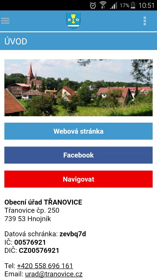 Obec Třanovice | Indus Appstore | Screenshot