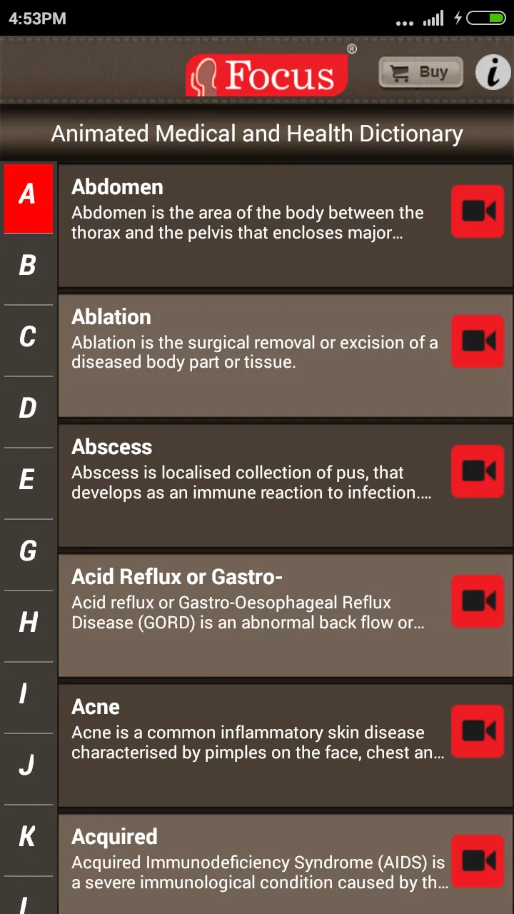 Animated Medical Dictionary | Indus Appstore | Screenshot