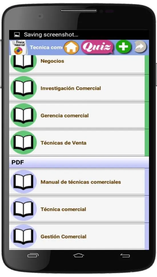 Técnica comercial | Indus Appstore | Screenshot