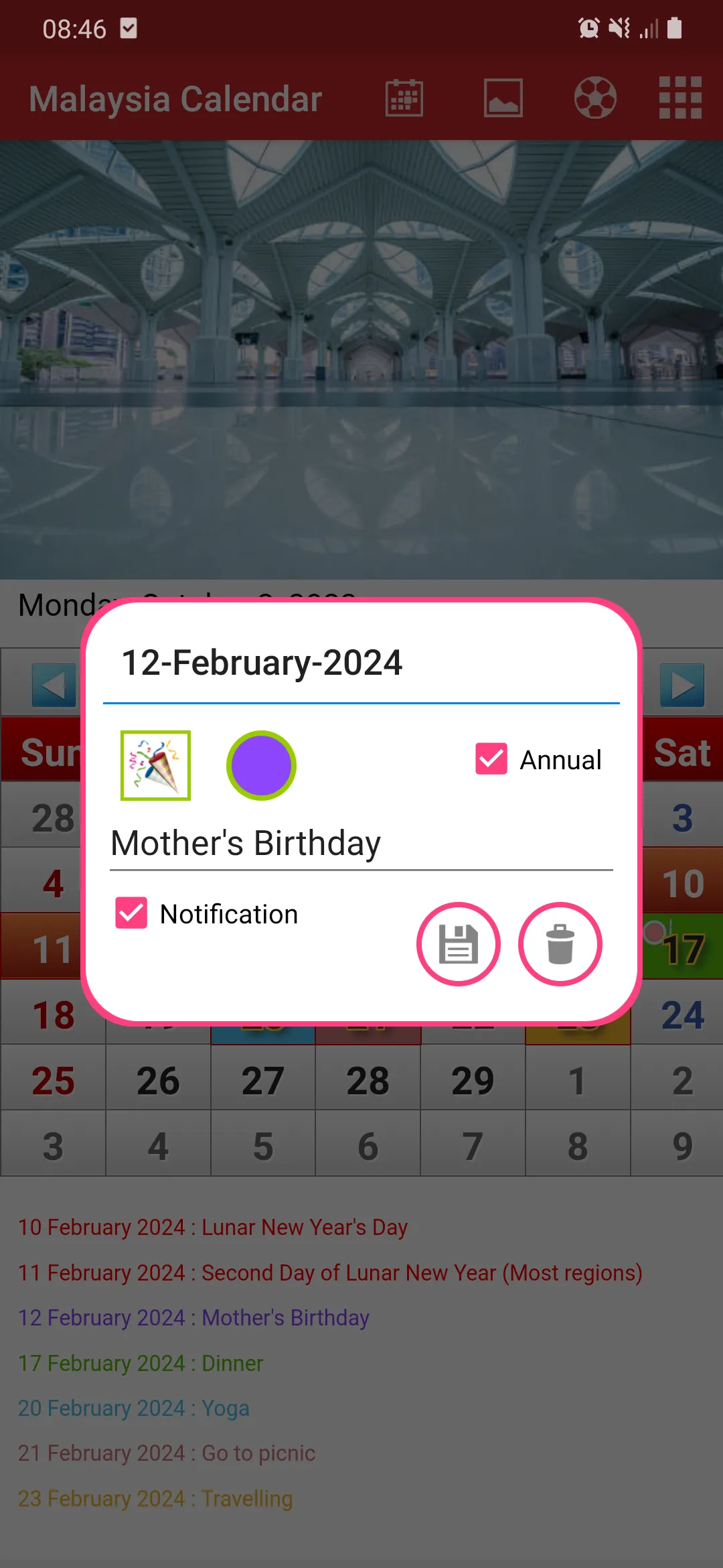 Malaysia Calendar 2024 | Indus Appstore | Screenshot