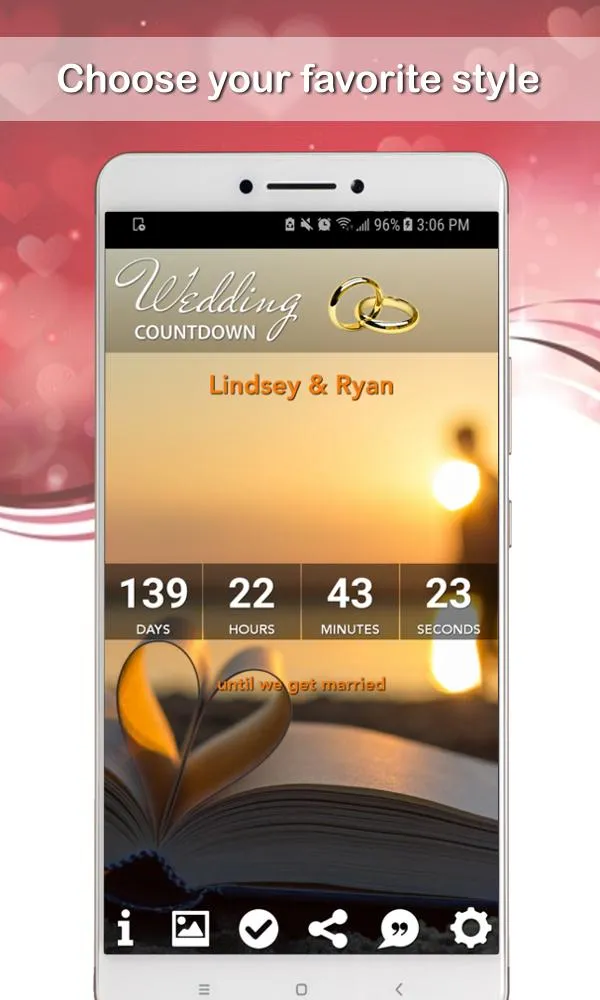 Wedding Countdown App 2023 | Indus Appstore | Screenshot