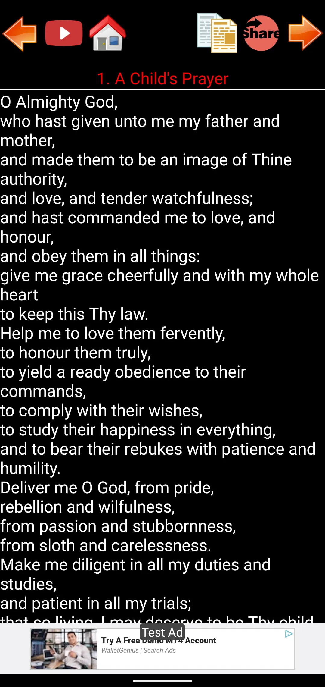 English Prayer Book | Indus Appstore | Screenshot