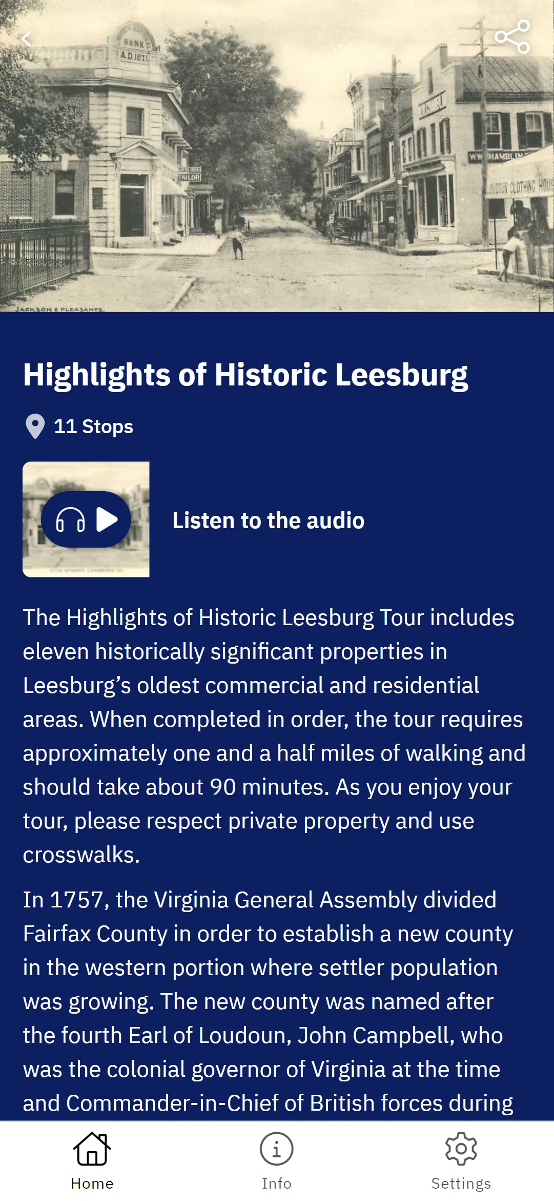 Tour Leesburg | Indus Appstore | Screenshot