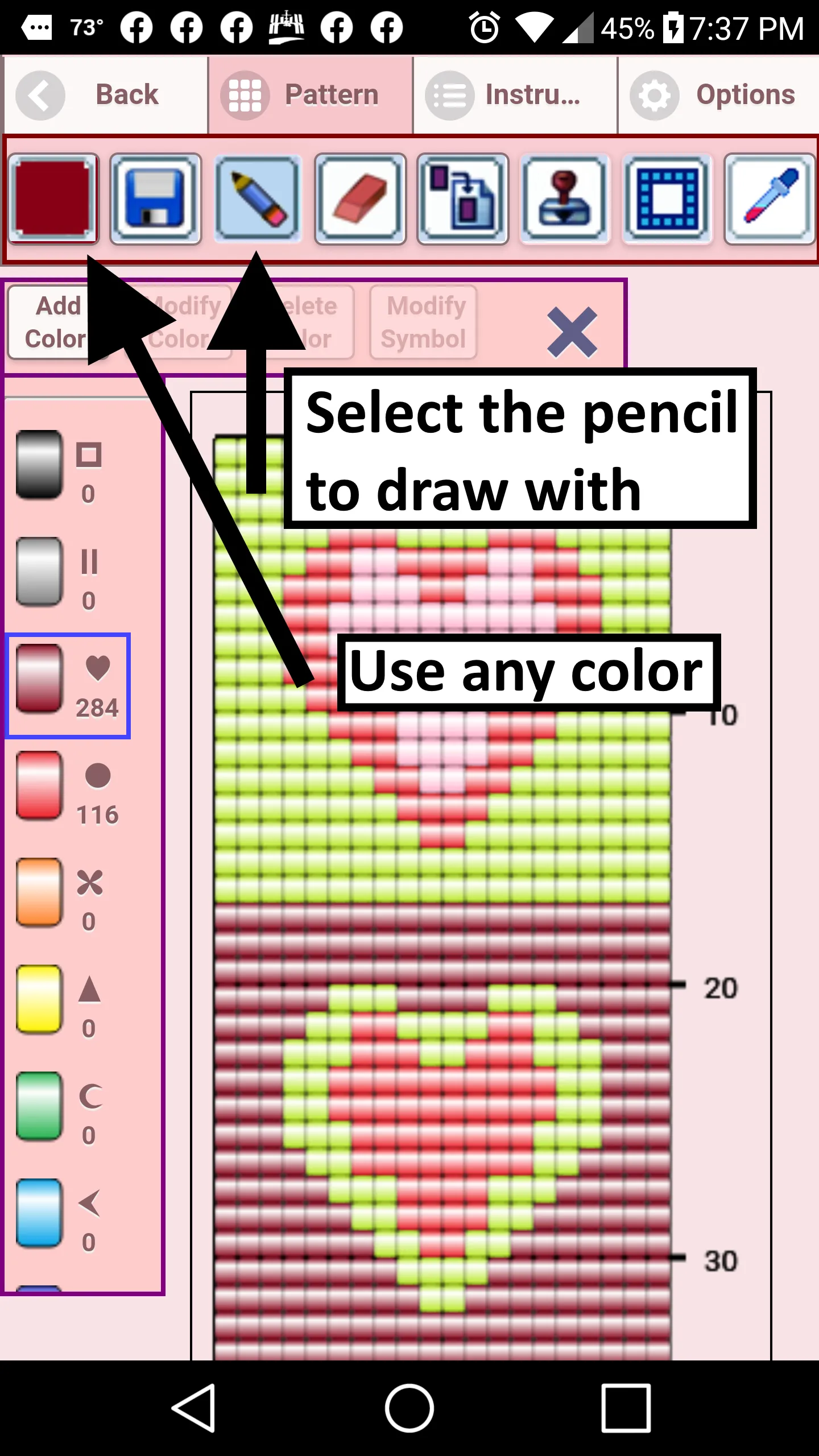 Bead Loom Pattern Creator | Indus Appstore | Screenshot