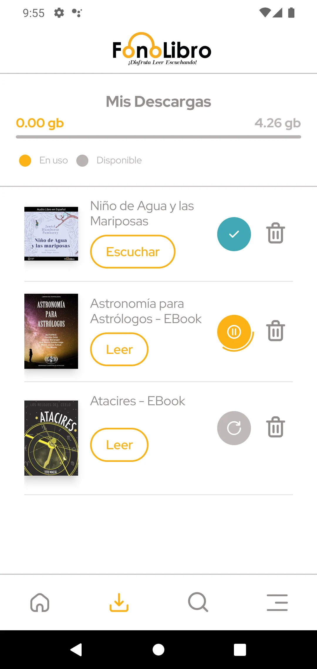 Fonolibro | Indus Appstore | Screenshot