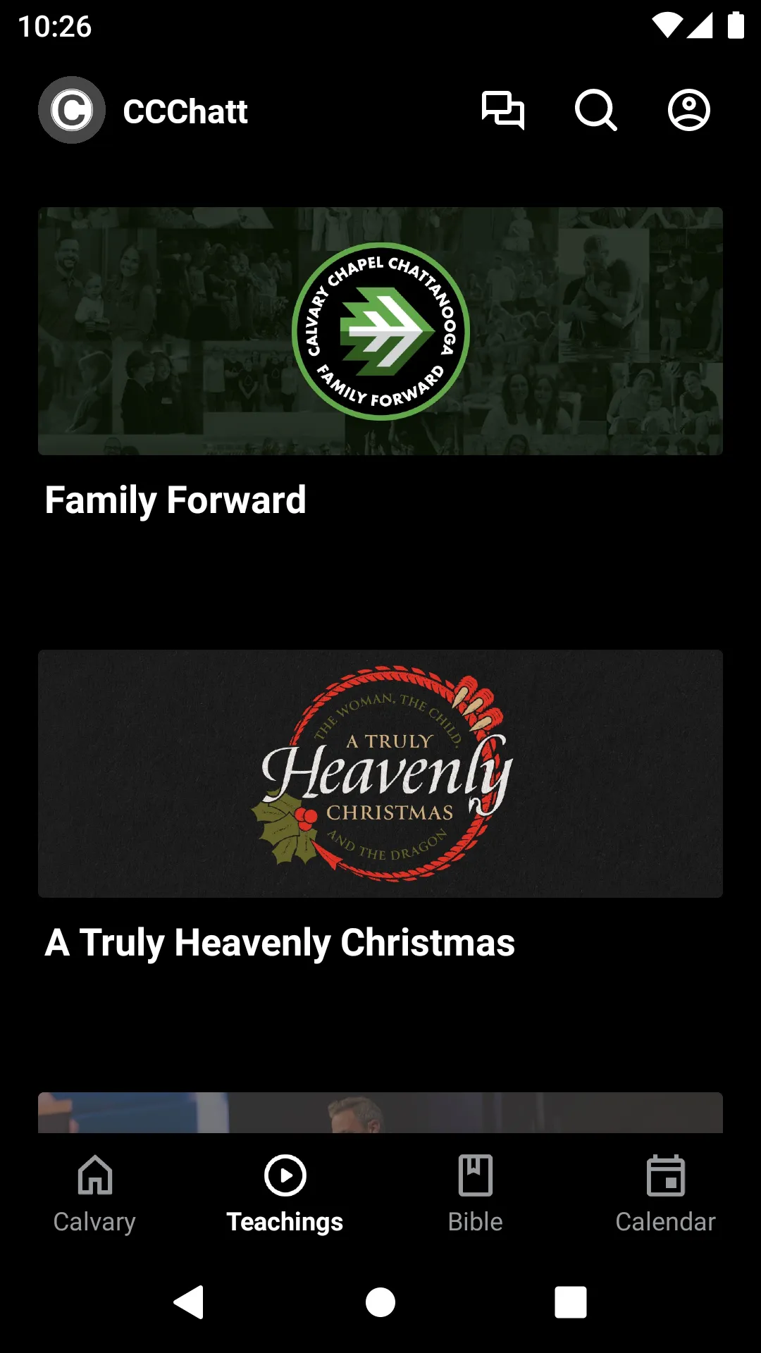 Calvary Chapel Chattanooga | Indus Appstore | Screenshot