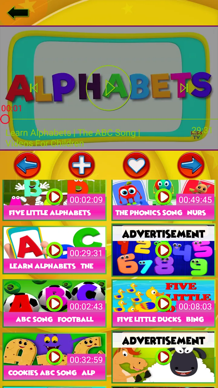 Kids ABC TV Nursery Rhymes | Indus Appstore | Screenshot