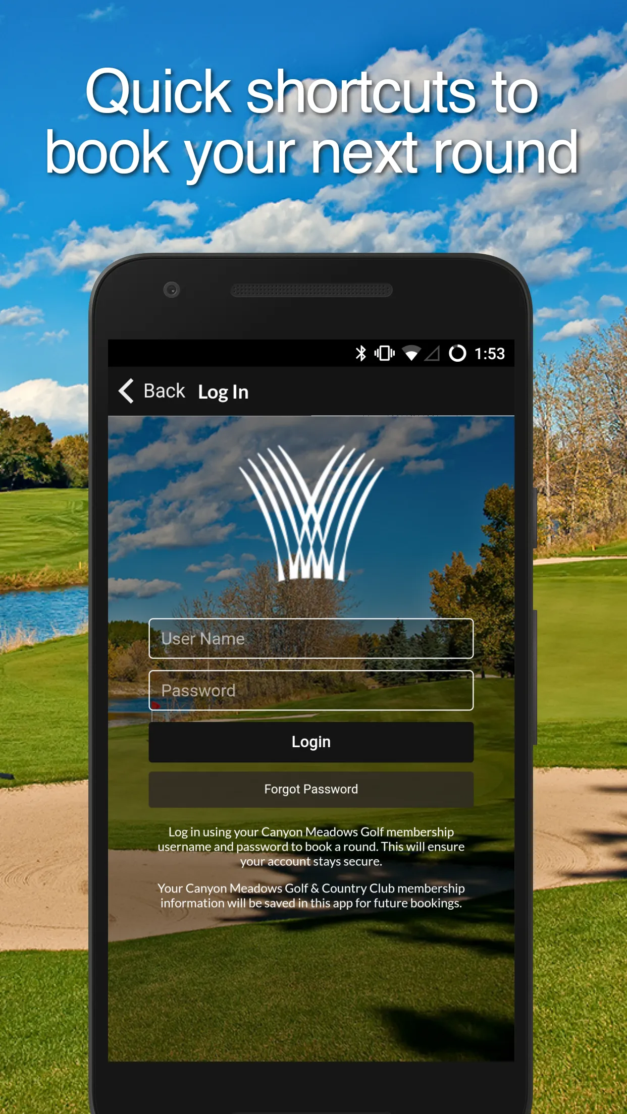 Canyon Meadows Golf & Country  | Indus Appstore | Screenshot