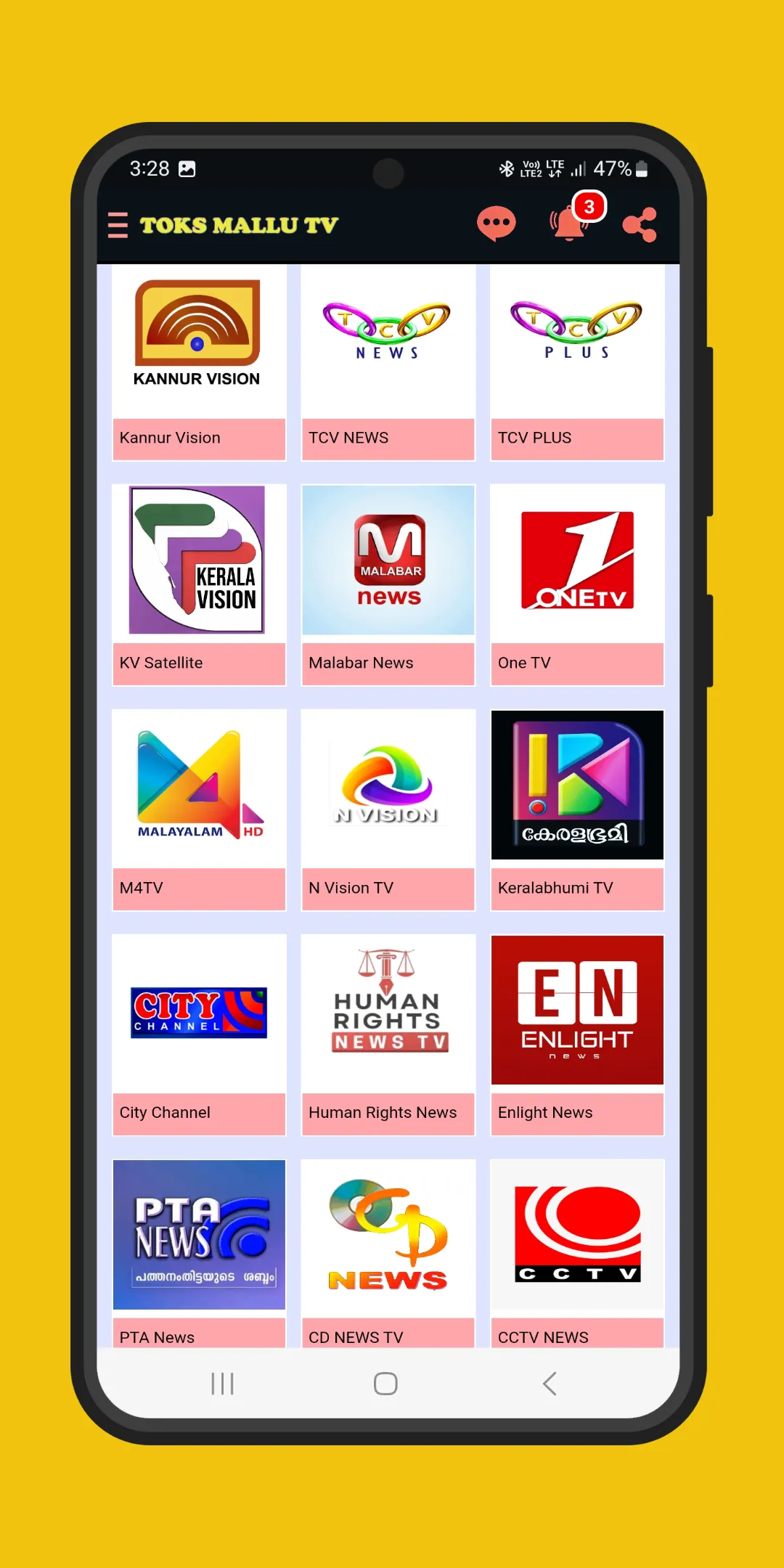 Toks Live TV Malayalam Channel | Indus Appstore | Screenshot