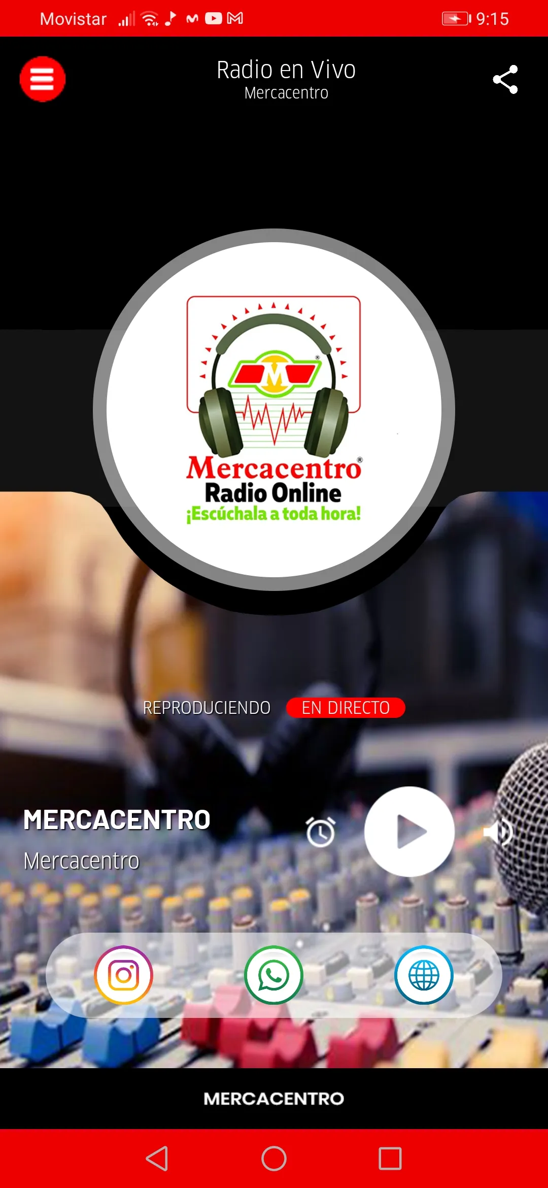 Mercacentro Radio | Indus Appstore | Screenshot