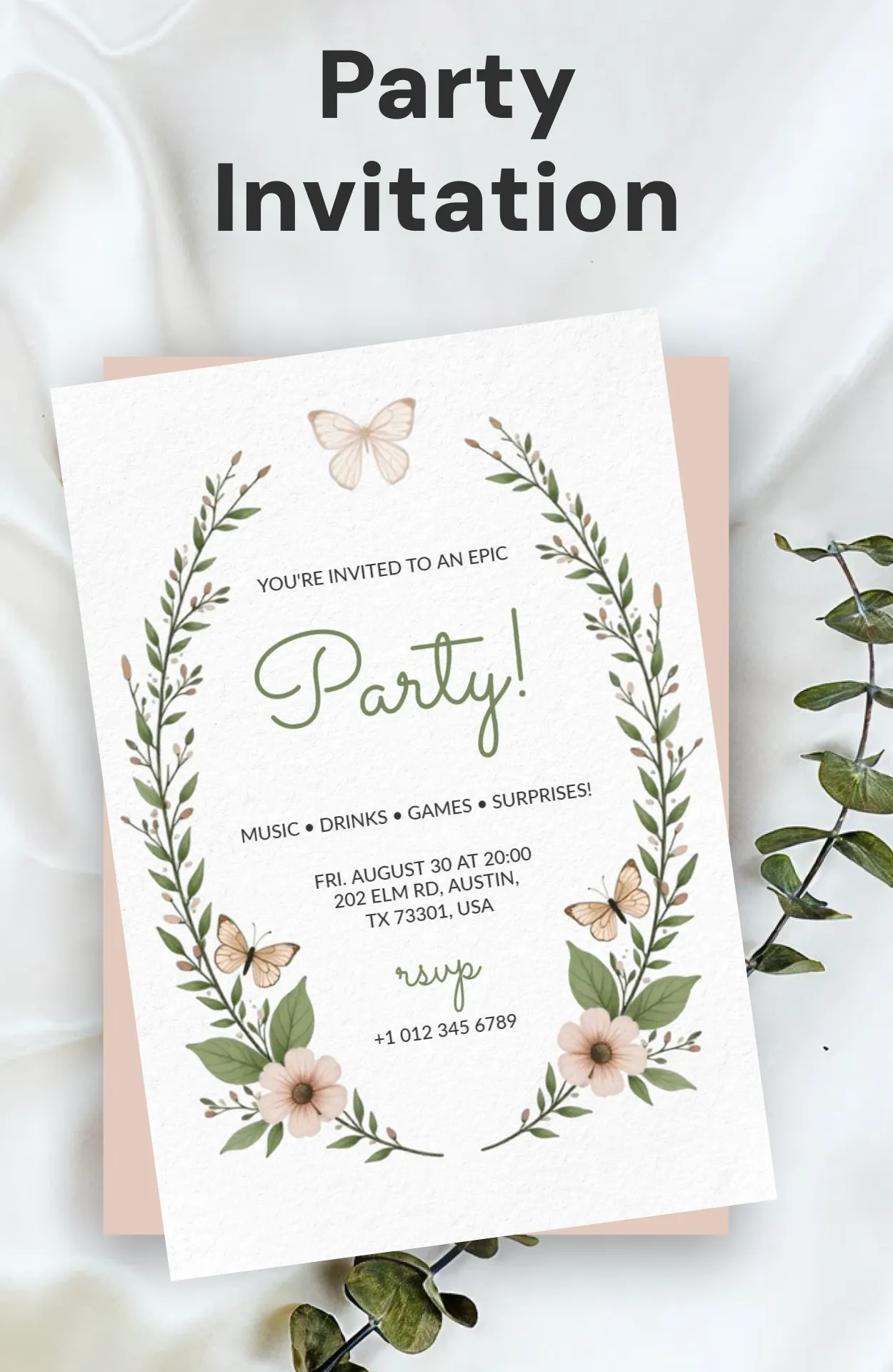 Invitation Card Maker + RSVP | Indus Appstore | Screenshot