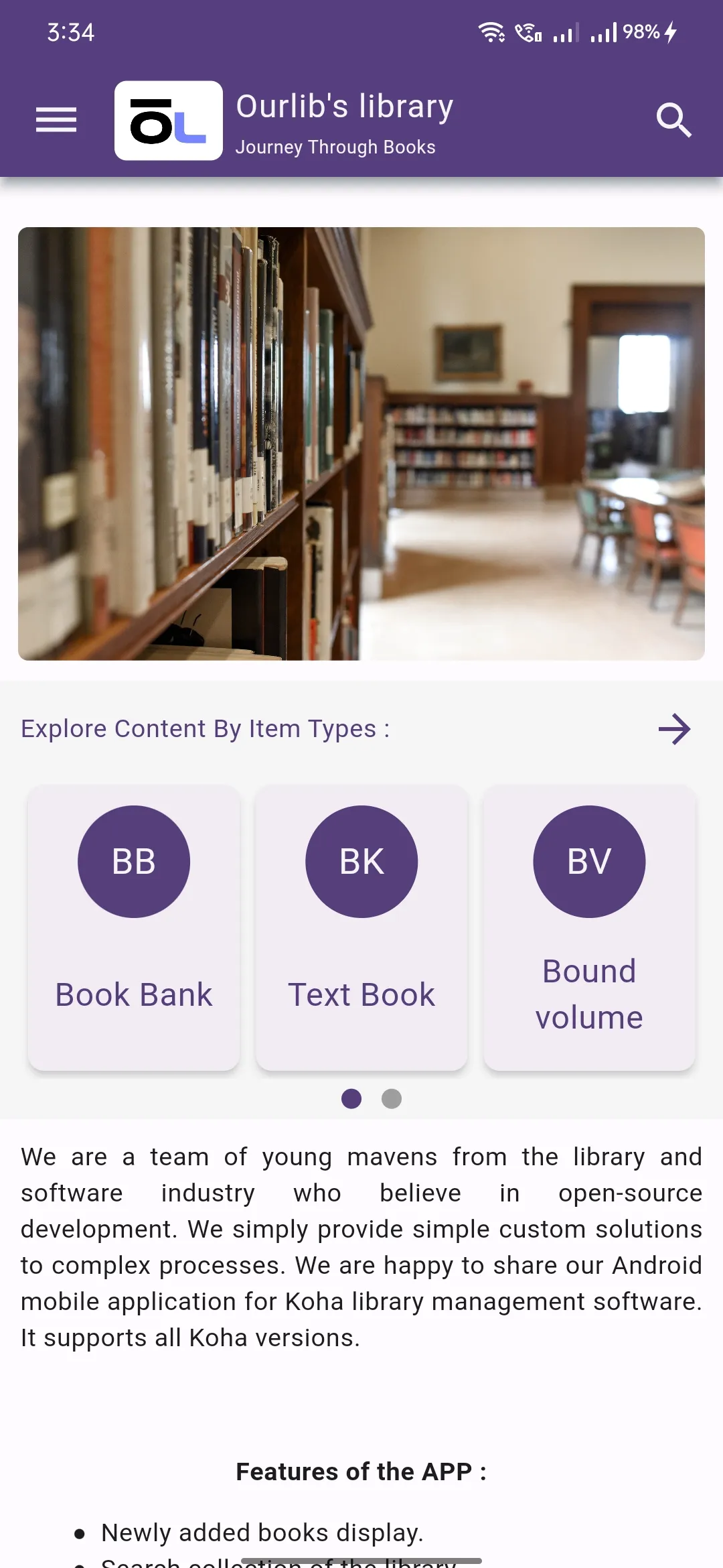 Ourlib | Indus Appstore | Screenshot