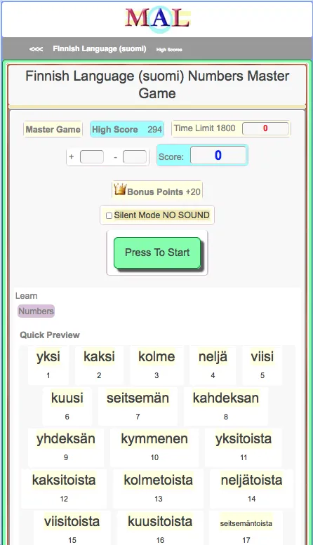 Finnish M(A)L | Indus Appstore | Screenshot