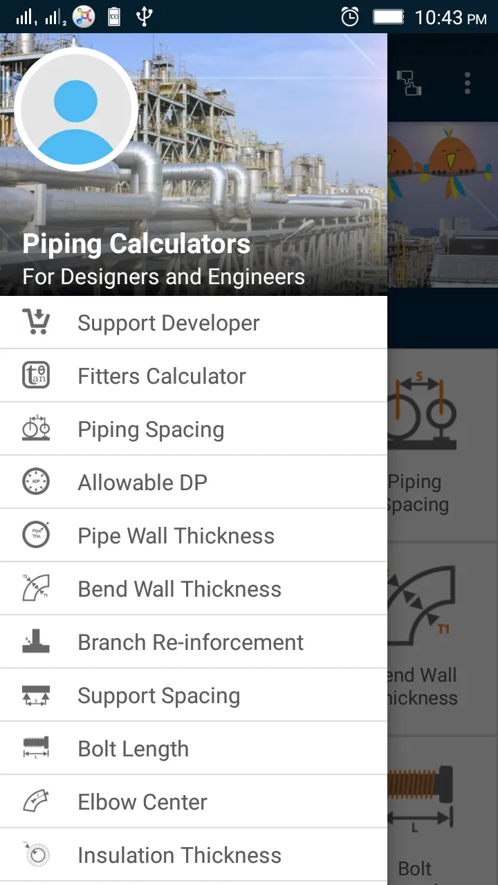 Piping Calculators | Indus Appstore | Screenshot