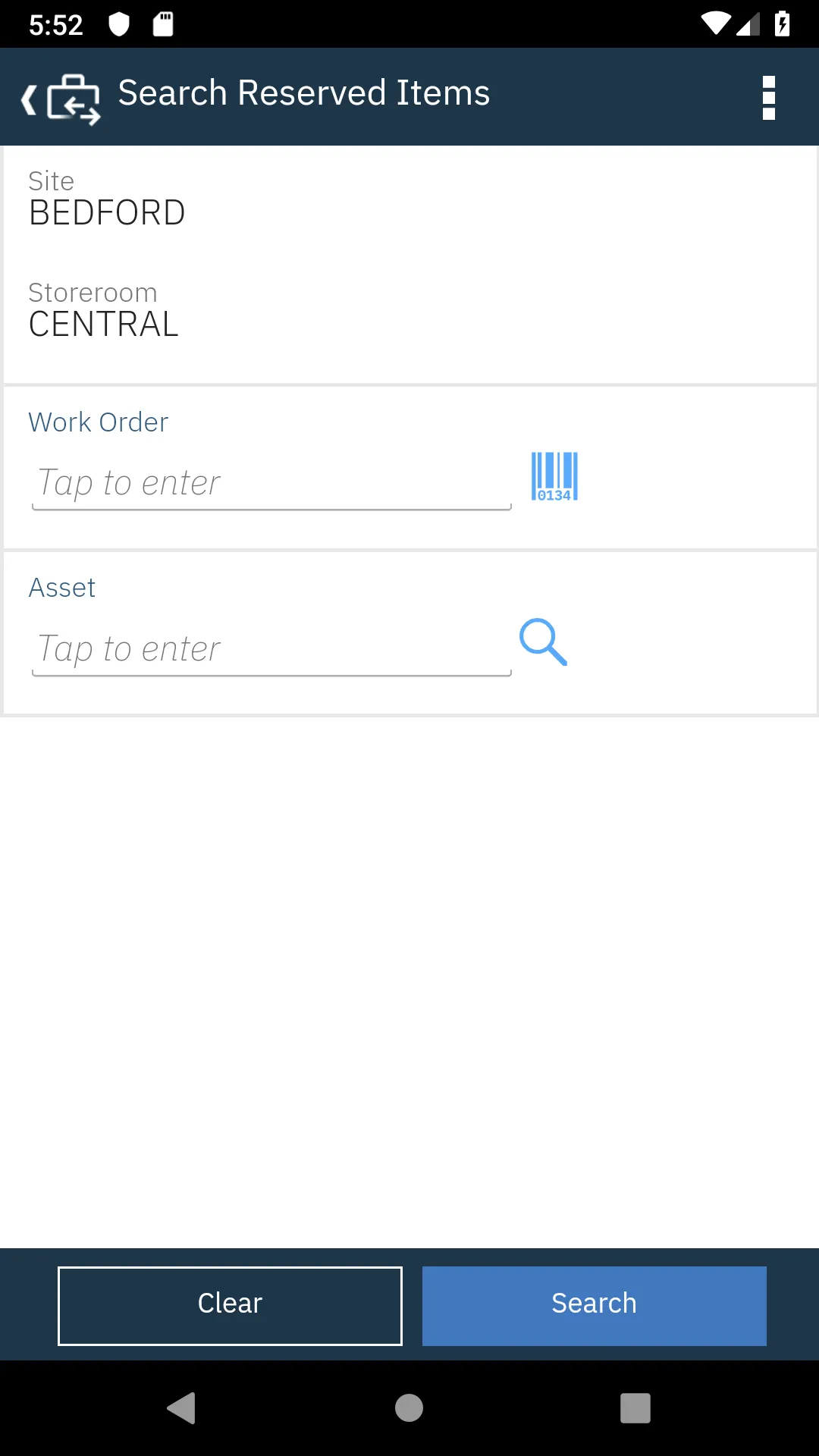 IBM Maximo Issues Returns | Indus Appstore | Screenshot