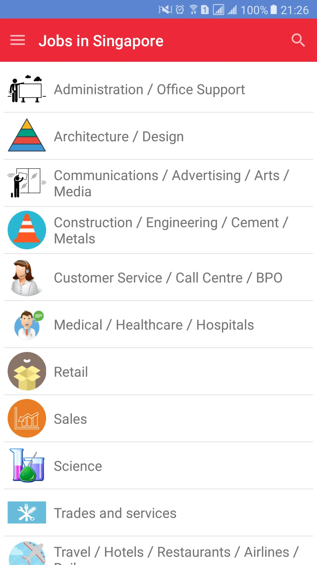 Jobs in Singapore | Indus Appstore | Screenshot